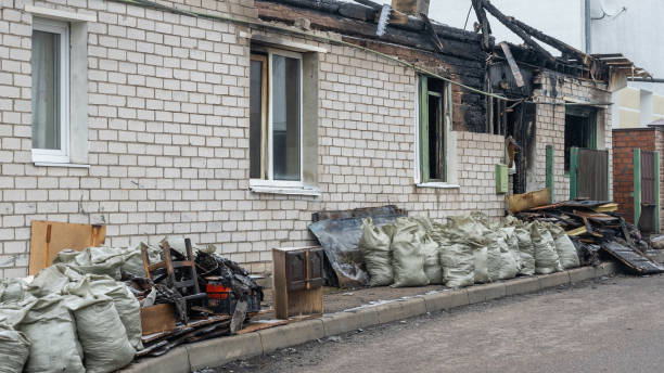 Professional Fire Damage Removal technician working in Runnemede, NJ